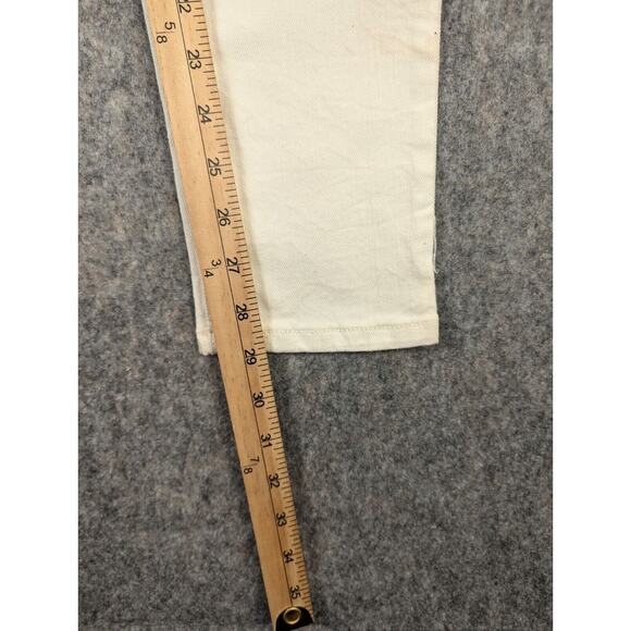 Michael Kors Jeans Women's 4 White New w/ Tags Marble Stretch Cotton - Picture 7 of 12